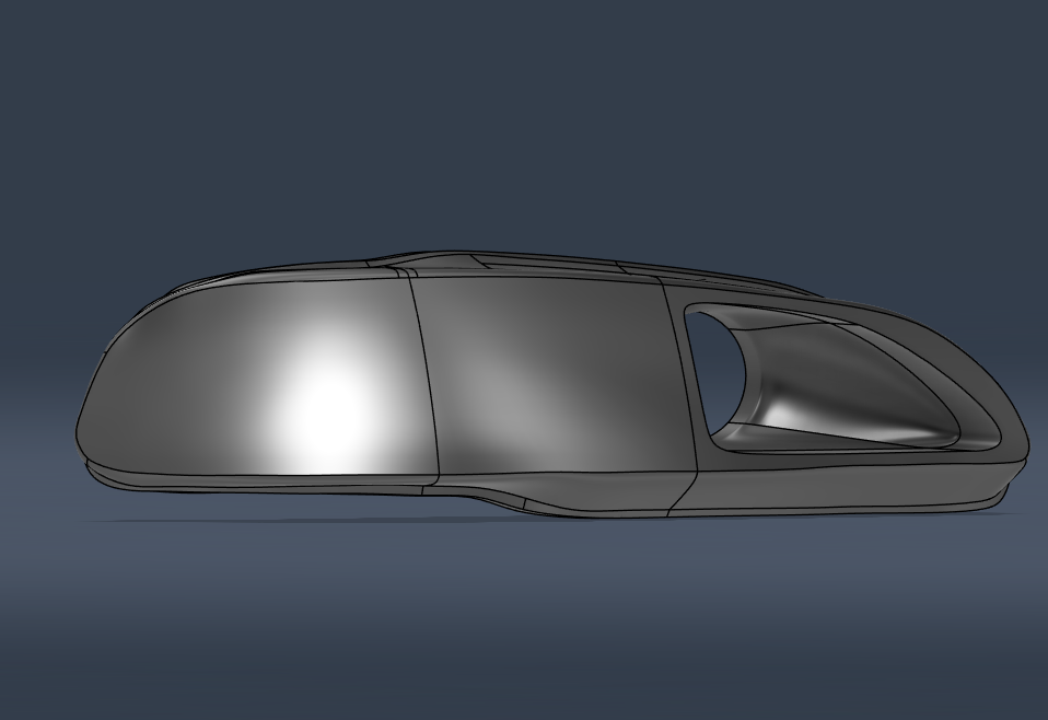 Conception phare honda civic